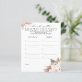 Wie alt waren Mama und Vater Foto Game Baby Dusche (Stehend Vorderseite)