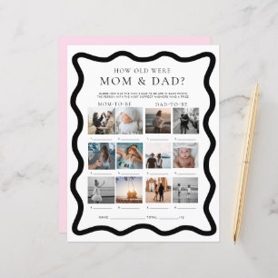 Wie alt waren Mama und Vater Foto Spiel