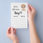 Wie alt waren sie? Baby Jungen Flyer (Handgriff)