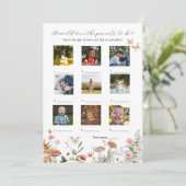 Wie alt waren sie Baby Showgame Card? Einladung (Stehend Vorderseite)