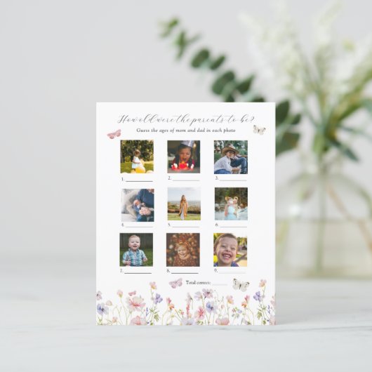 Wie alt waren sie Baby Showspiel (Stehend Vorderseite)