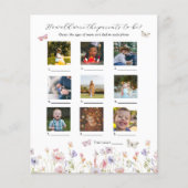 Wie alt waren sie Baby Showspiel (Vorderseite)