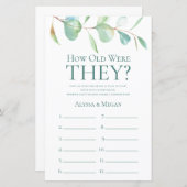 Wie alt waren sie Eukalyptus LGBTQ (Vorne/Hinten)