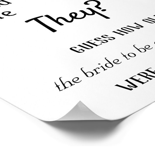 Wie alt waren sie? Orange Blume Poster (Ecke)