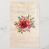 Wie alt waren sie rustikales Brautparty-Spiel (Rückseite)