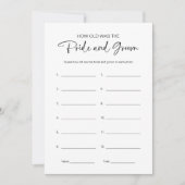 Wie alt waren sie, um Brautparty zu züchten Einladung (Vorderseite)