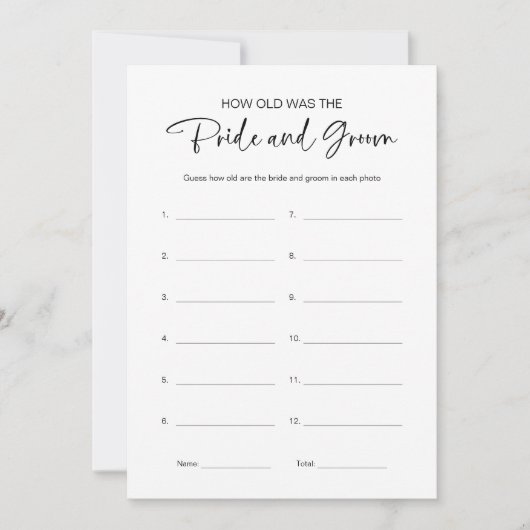 Wie alt waren sie, um Brautparty zu züchten Einladung (Vorderseite)