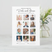 Wie alt waren sie, um Brautparty zu züchten Einladung (Stehend Vorderseite)