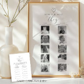 Wie alt waren sie, um Foto zu erahnen, Spiel Poster