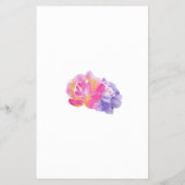 Wie alt waren sie? - Violette Blume Flyer (Hinten)