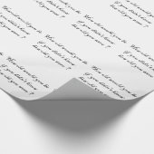 Wie alt würdest du sein? Packpapier (Ecke)