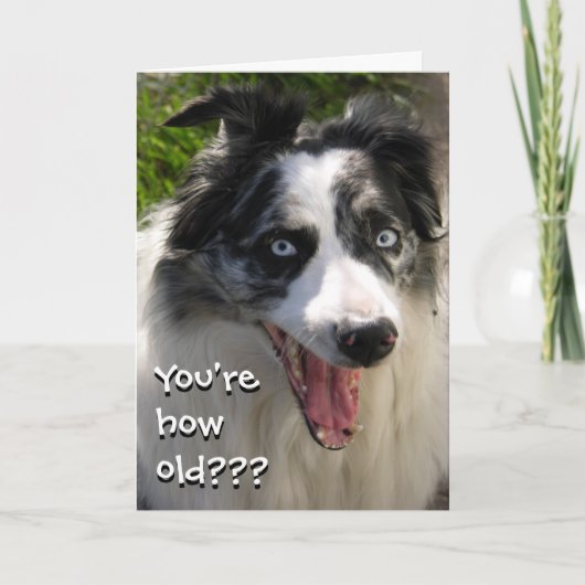 Wie alte Karte (Vorderseite)