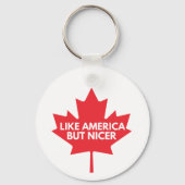 Wie Amerika, aber Nicer Schlüsselanhänger (Rückseite)