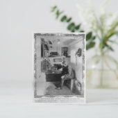 Wie an Bord der verwüsteten "Titanic" Postkarte (Stehend Vorderseite)