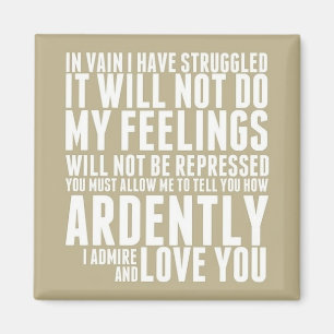 Wie ardent ich dich bewundere und Liebe Magnet