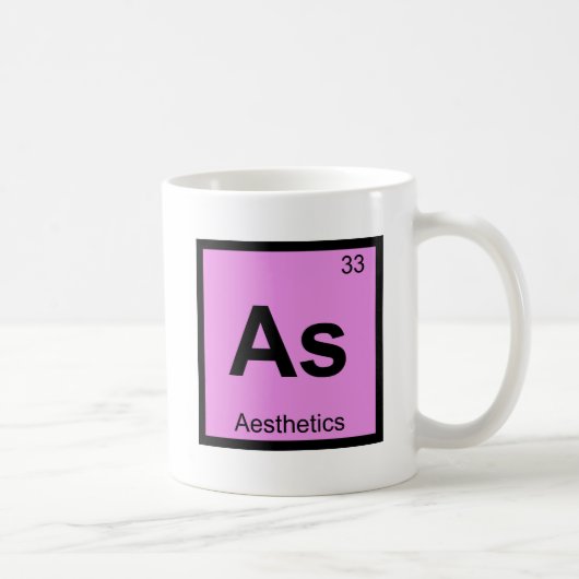 Wie - Ästhetik-Philosophie-Chemie-Symbol Kaffeetasse (Rechts)