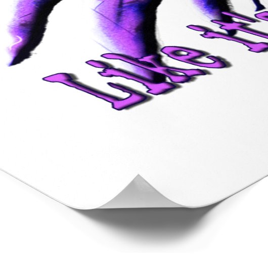 Wie Attitude ist Bad Sun Face Poster (Ecke)