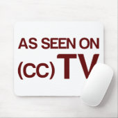 Wie auf CCTV gesehen Mousepad (Mit Mouse)
