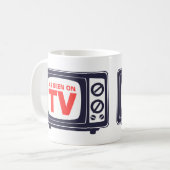 Wie auf FernsehTasse gesehen Kaffeetasse (Vorderseite Links)