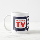 Wie auf FernsehTasse gesehen Kaffeetasse (Links)