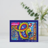 Wie, auf meinen Weg? Postkarte (Stehend Vorderseite)