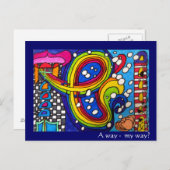 Wie, auf meinen Weg? Postkarte (Vorne/Hinten)