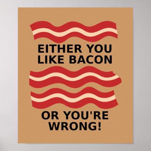 Wie Bacon Poster (Vorne)