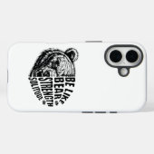 Wie Bär in Stärke und Einsamkeit Case-Mate iPhone Hülle (Rückseite (Horizontal))
