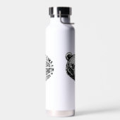 Wie Bär in Stärke und Einsamkeit Trinkflasche (Links)