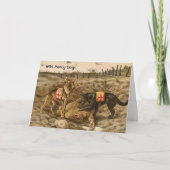 Wie Barmherzige Hunde die Soldaten des Ersten Welt Karte (Vorderseite)