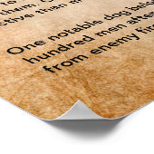 Wie Barmherzige Hunde die Soldaten des Ersten Welt Poster (Ecke)