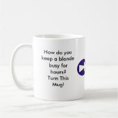 Wie behalten Sie eine Blondine beschäftigt Stunden Kaffeetasse (Links)
