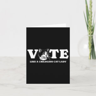 Wie bei einer kinderlosen Katze wählt Lady Funny K Karte