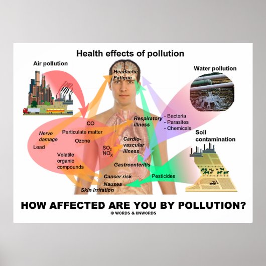 Wie betroffen sind Sie durch Verschmutzung? (Physi Poster (Vorne)