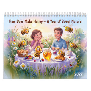 Wie Bienen Honig machen – Ein Jahr der süßen Natur Kalender
