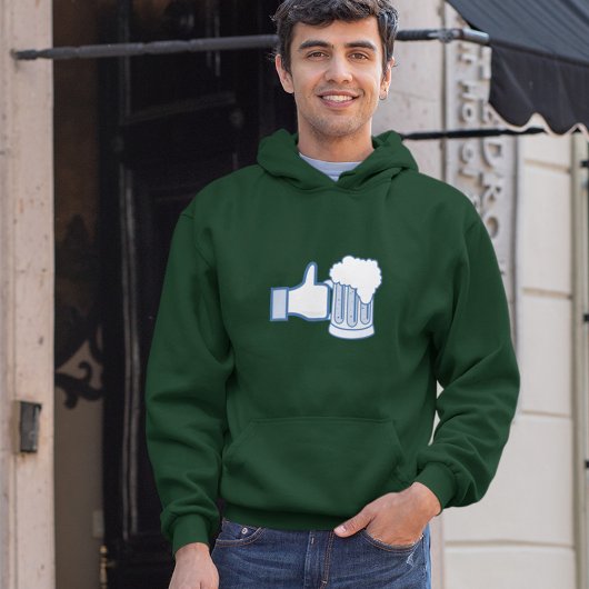Wie Bier am St. Patrick's Day Hoodie