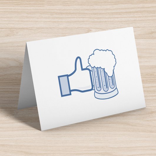 Wie Bier Feiertagskarte