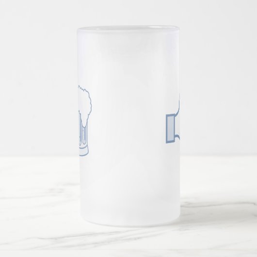 Wie Bier Mattglas Bierglas (Mittel)