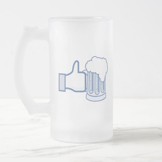 Wie Bier Mattglas Bierglas (Links)