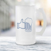 Wie Bier Mattglas Bierglas