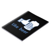 Wie Bier Notizblock (Linke Seite)