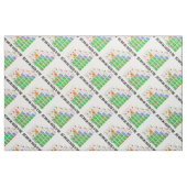 Wie bin ich mit Ihnen verwandt? Genealogie Stoff (Fat Quarter (45,7 x 55,9 cm))