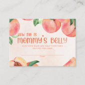 Wie bis ist Mommy's Bly Baby Shower Begleitkarte (Vorderseite)