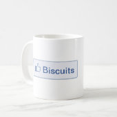 Wie Biscuits Cup Geschenk Kaffeetasse (Vorderseite Links)