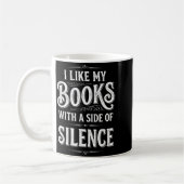 Wie Bücher mit einer Portion Schweigen lustiges Le Kaffeetasse (Links)