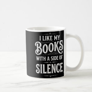 Wie Bücher mit einer Portion Schweigen lustiges Le Kaffeetasse