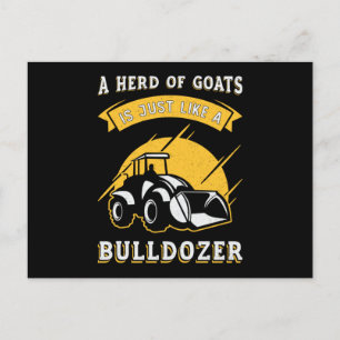 Wie Bulldozer-Konstrukteur-Bulldozer Postkarte