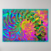 Wie Candy Psychedelic 3D-Fraktal Poster (Vorne)