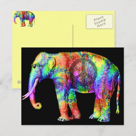 Wie Coole Postkarte (Vorne/Hinten)