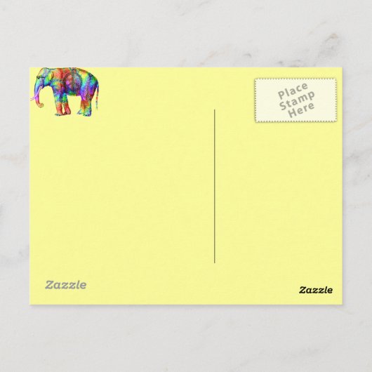 Wie Coole Postkarte (Rückseite)